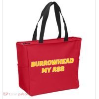Burrowhead My Butt A*** Funny Football Fan Meme Kansas City Tote Bag thumb 2
