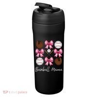 Baseball Mama Baseball Mom Mothers Day Mommy Coquette Bow 24oz Duet Stainless Steel Tumbler thumb 3
