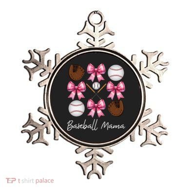 Baseball Mama Baseball Mom Mothers Day Mommy Coquette Bow Ornament