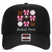 Baseball Mama Baseball Mom Mothers Day Mommy Coquette Bow Hat thumb 0