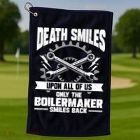 Boiler Maker Boilermaker Union Boilermaker Golf Towel thumb 1