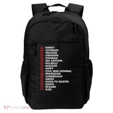 Beard Measuring Backpack