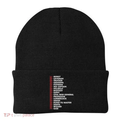 Beard Measuring Beanie