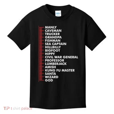 Beard Measuring Kids T-Shirt