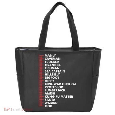 Beard Measuring Tote Bag