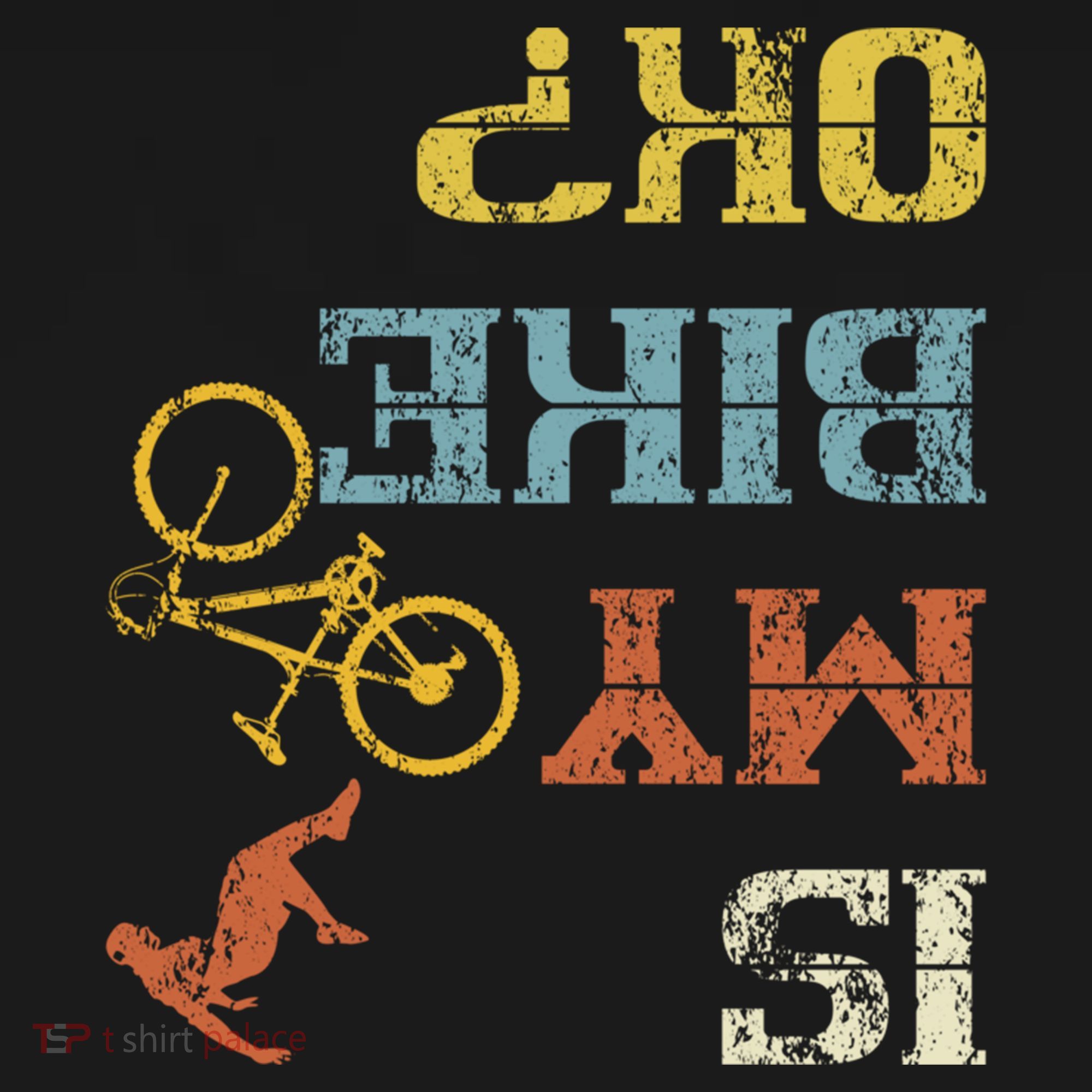 Bmx Mountain Biking Dirt Race Retro Biker Is My Bike Ok Gift Ornament