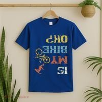 Bmx Mountain Biking Dirt Race Retro Biker Is My Bike Ok Gift T-Shirt thumb 2
