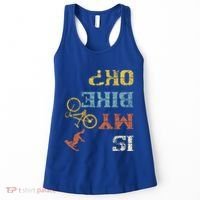 Bmx Mountain Biking Dirt Race Retro Biker Is My Bike Ok Gift Women's Tank Top thumb 0