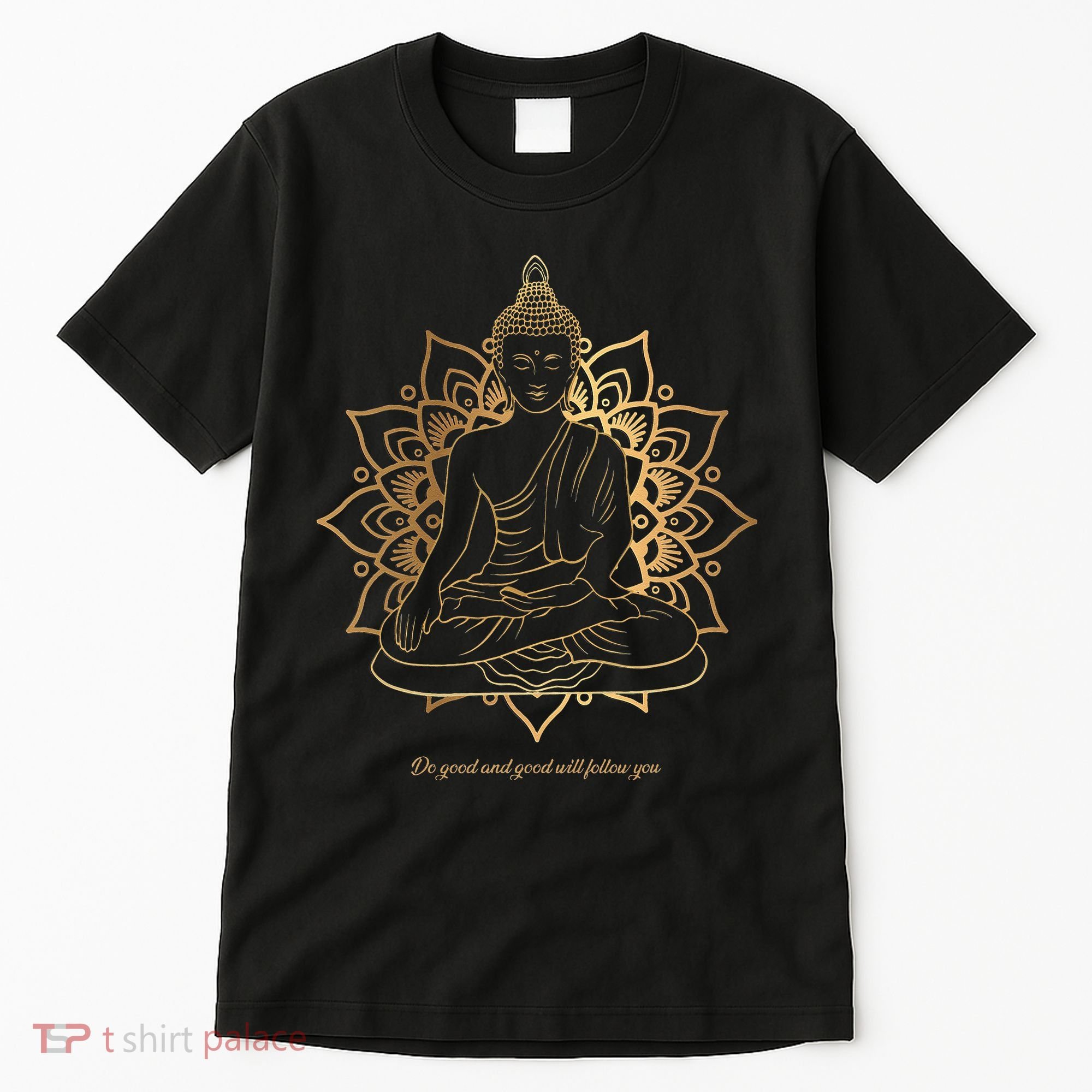 Buddha Mandala Buddhist Mindfulness Buddhism Spiritual Tall T-Shirt