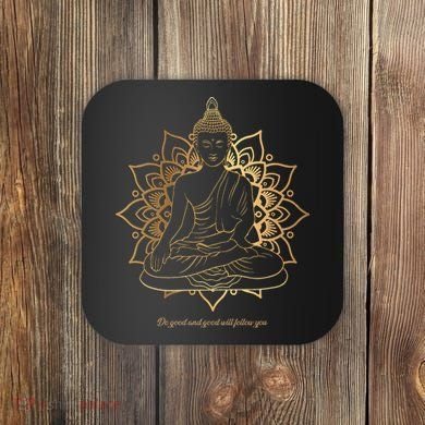 Buddha Mandala Buddhist Mindfulness Buddhism Spiritual Coaster