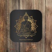 Buddha Mandala Buddhist Mindfulness Buddhism Spiritual Coaster thumb 0