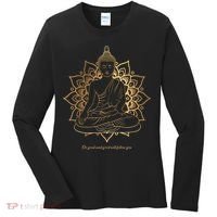 Buddha Mandala Buddhist Mindfulness Buddhism Spiritual Women's Long Sleeve Shirt thumb 0