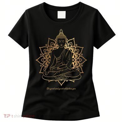 Buddha Mandala Buddhist Mindfulness Buddhism Spiritual Women's T-Shirt