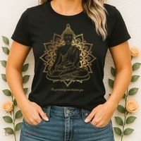 Buddha Mandala Buddhist Mindfulness Buddhism Spiritual Women's T-Shirt thumb 2