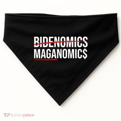 Bidenomics Maganomics USA-Made Doggie Bandana