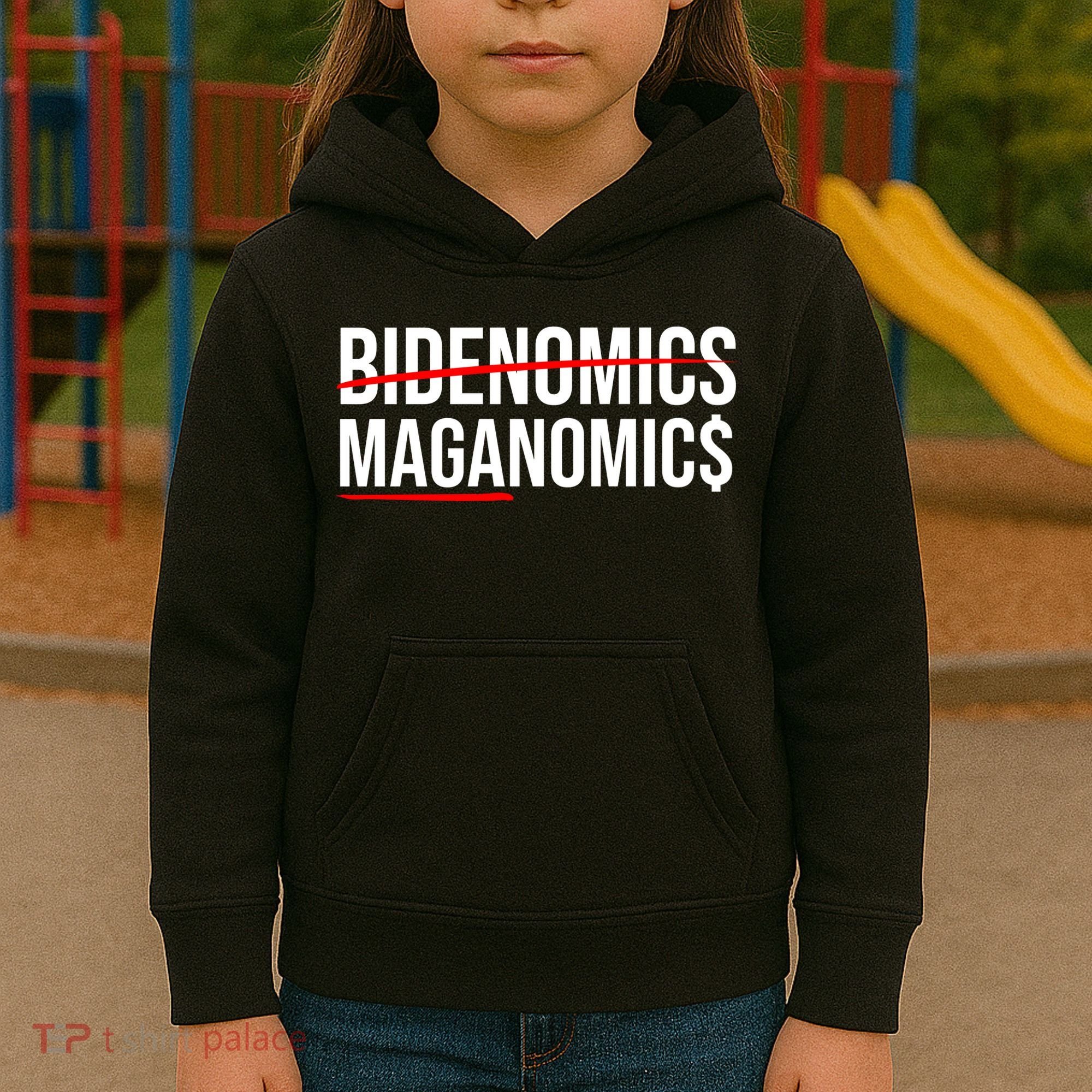 Bidenomics Maganomics Kids Hoodie