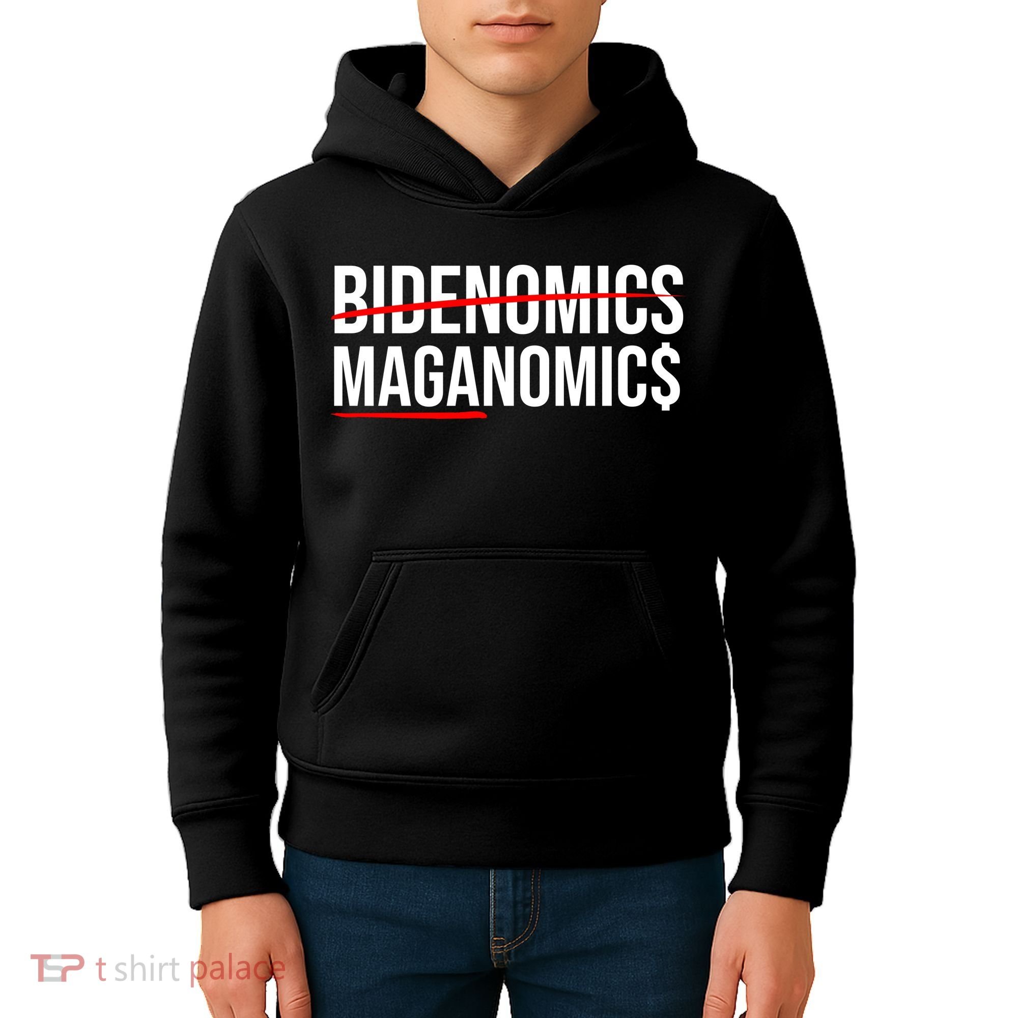 Bidenomics Maganomics Kids Hoodie