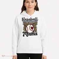 Baseball Mama Baseball Mom Family Funny Hoodie thumb 5