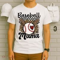 Baseball Mama Baseball Mom Family Funny T-Shirt thumb 6