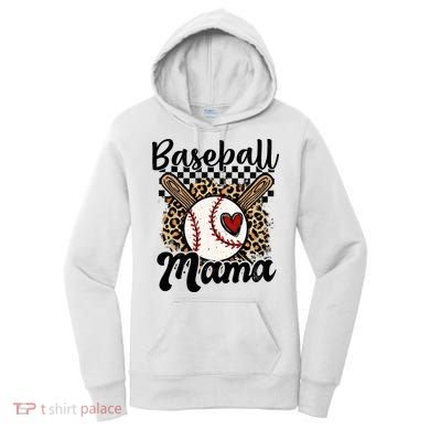 Baseball Mama Baseball Mom Family Funny Women's Hoodie