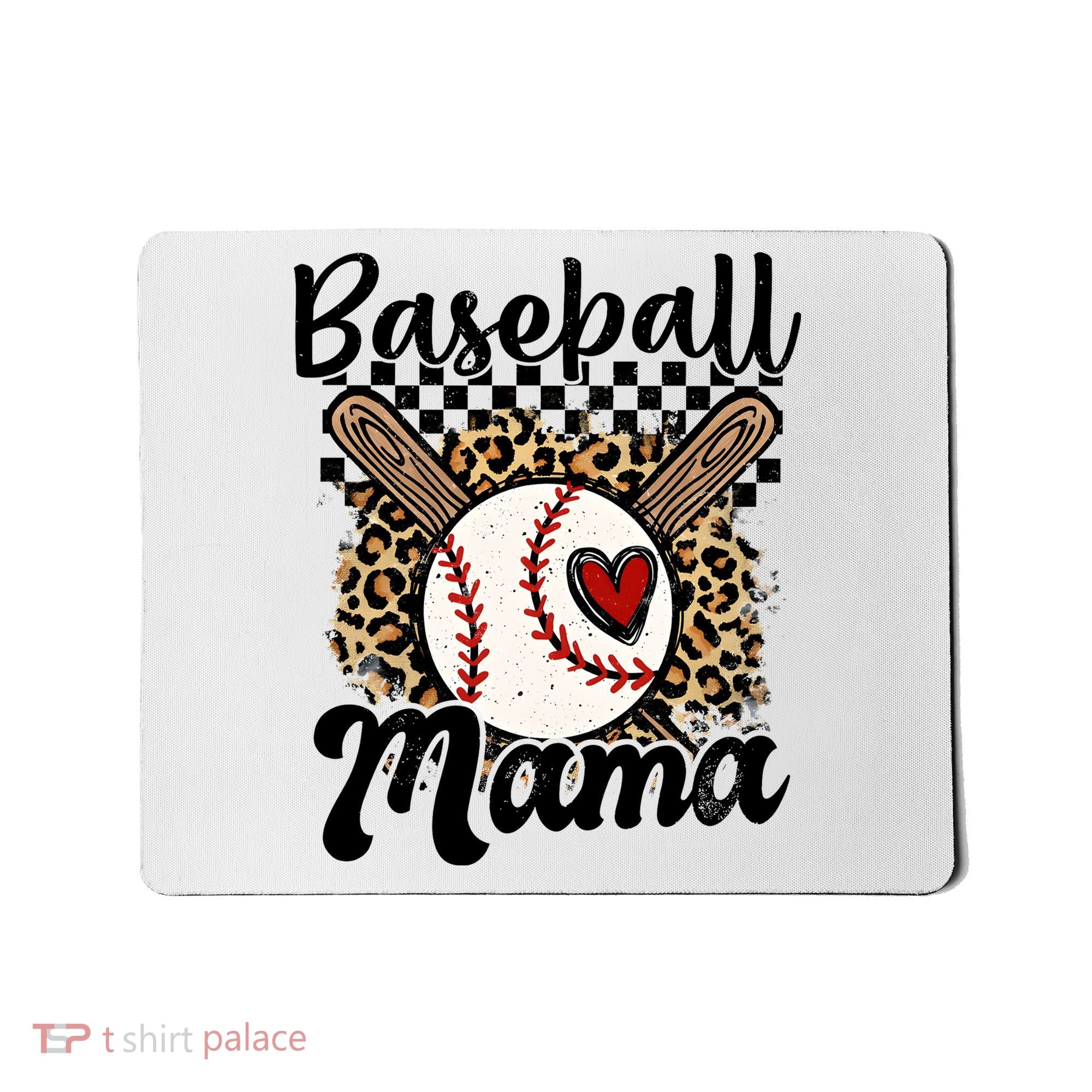 Baseball Mama Baseball Mom Family Funny Mousepad