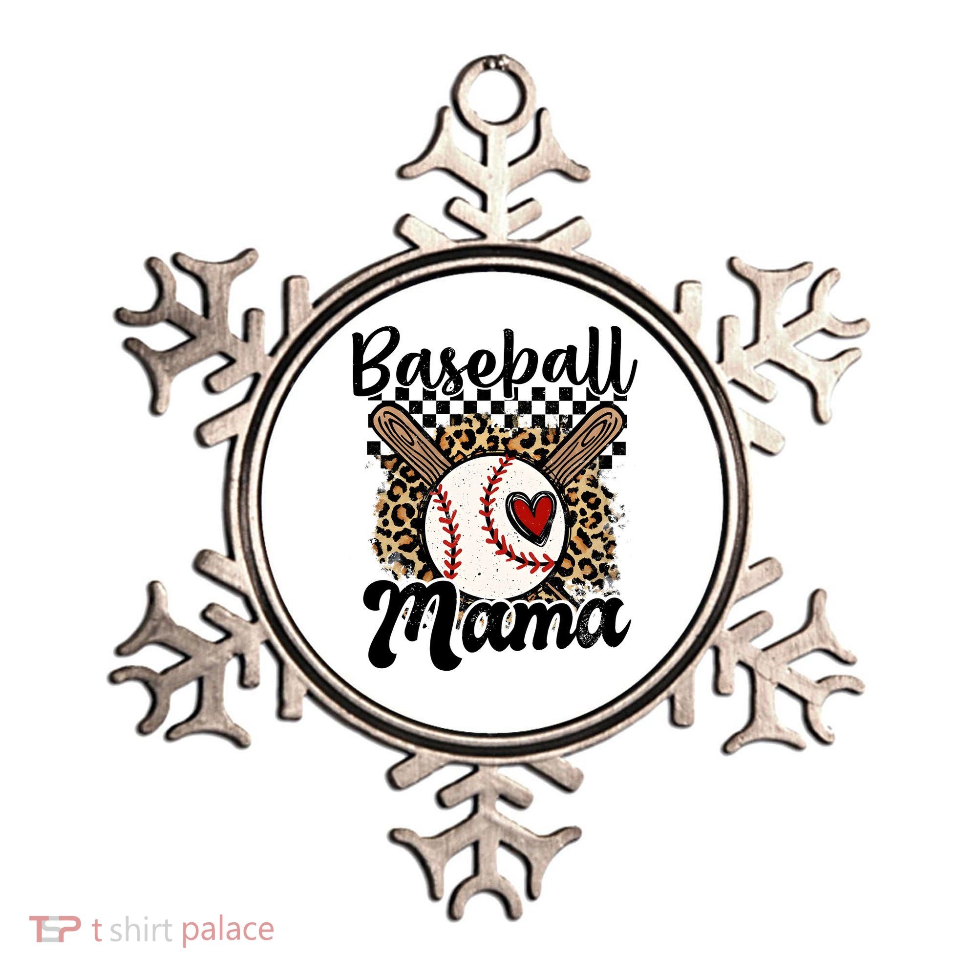 Baseball Mama Baseball Mom Family Funny Ornament