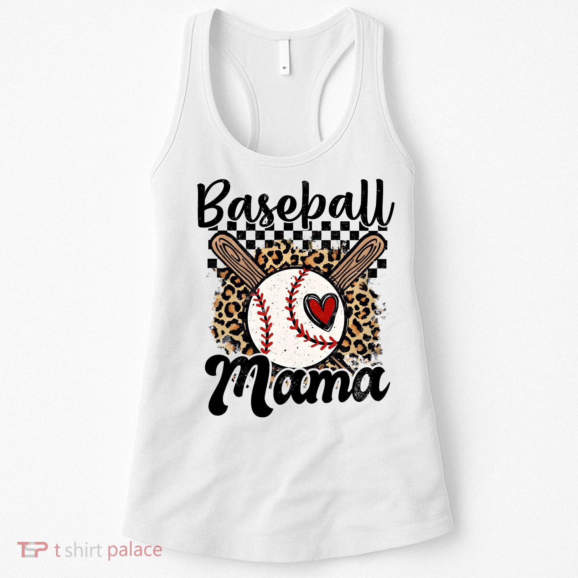 Baseball Mama Baseball Mom Family Funny Women's Tank Top