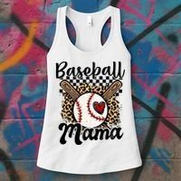 Baseball Mama Baseball Mom Family Funny Women's Tank Top thumb 3
