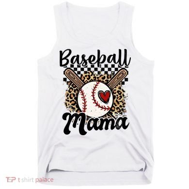 Baseball Mama Baseball Mom Family Funny Tank Top