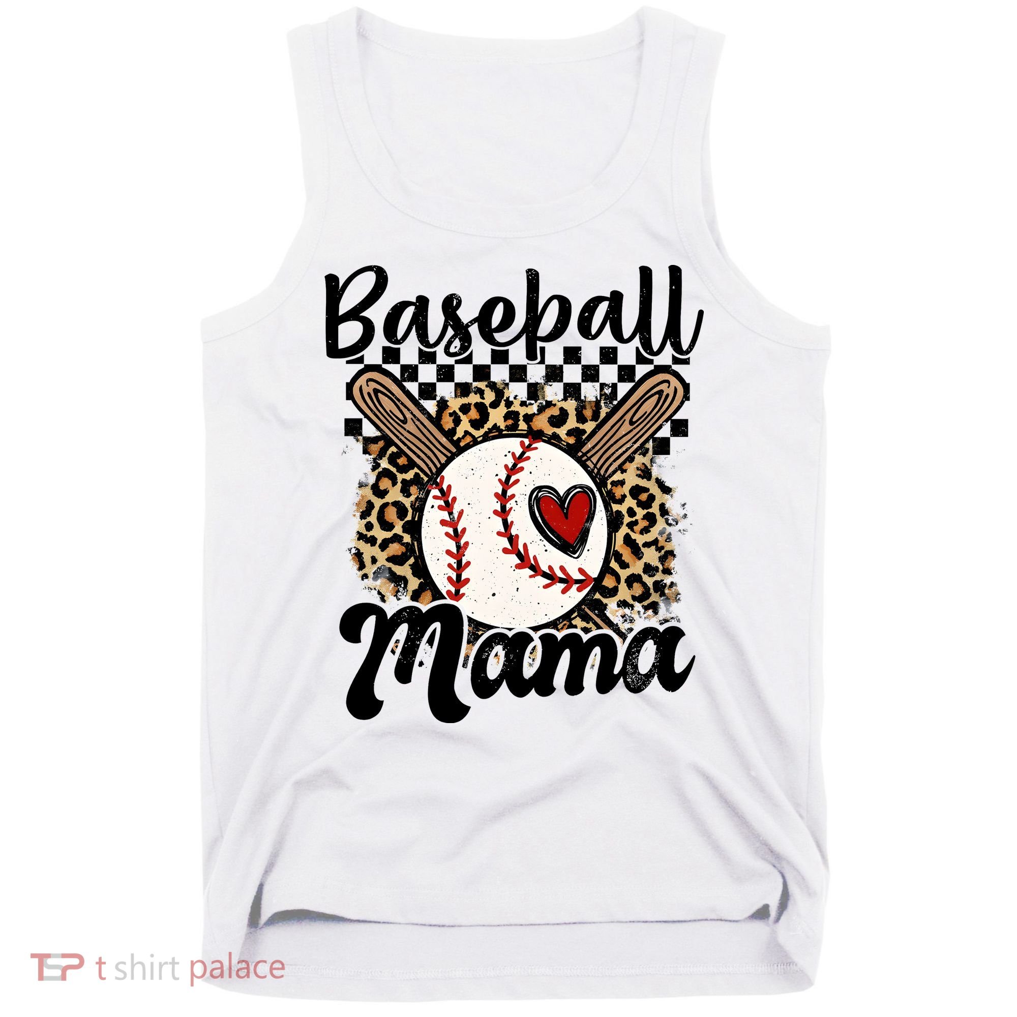 Baseball Mama Baseball Mom Family Funny Tank Top