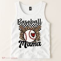 Baseball Mama Baseball Mom Family Funny Tank Top thumb 2