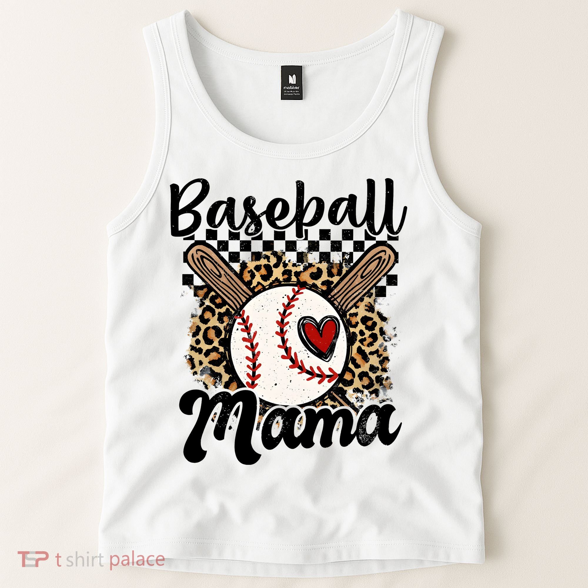 Baseball Mama Baseball Mom Family Funny Tank Top