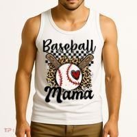 Baseball Mama Baseball Mom Family Funny Tank Top thumb 3