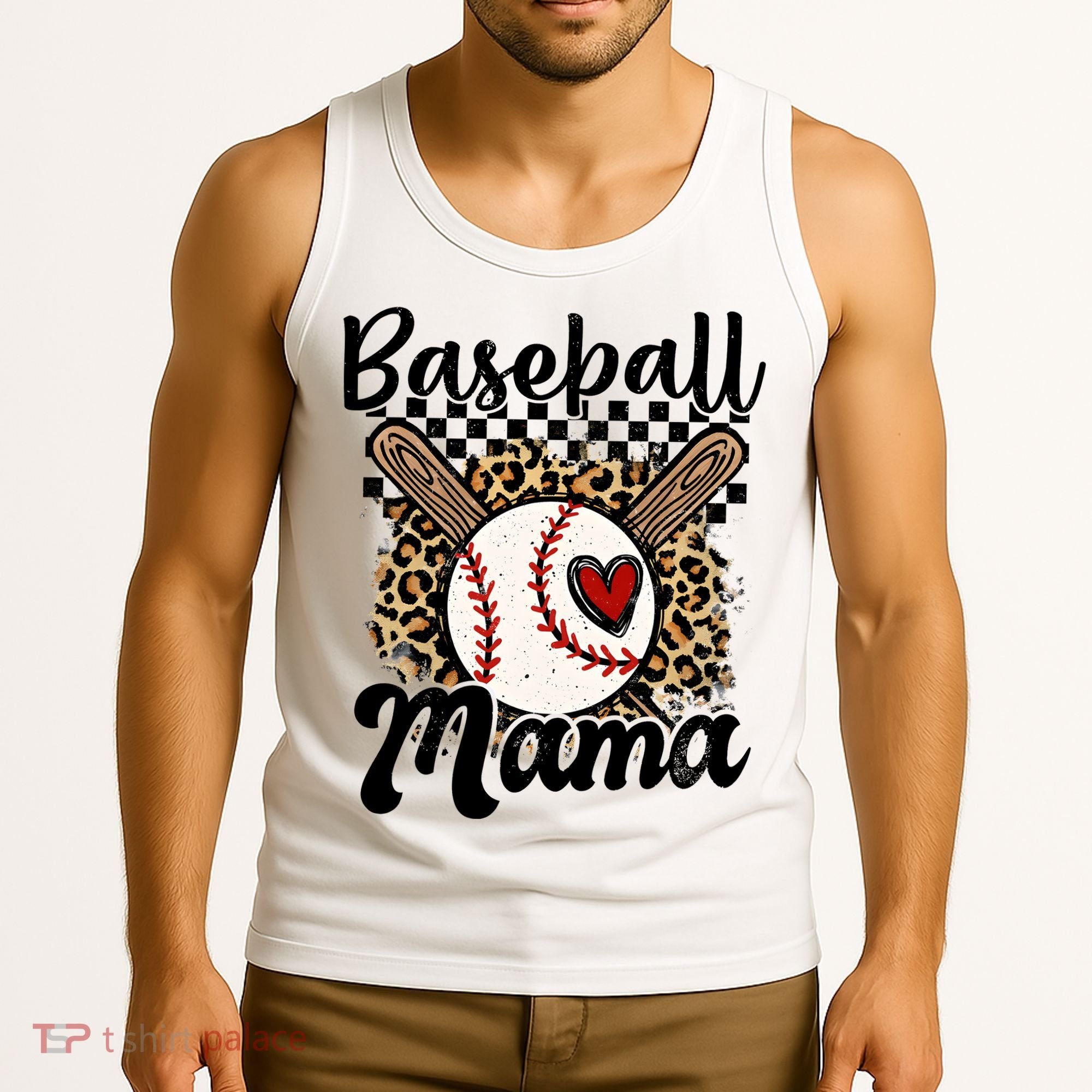 Baseball Mama Baseball Mom Family Funny Tank Top