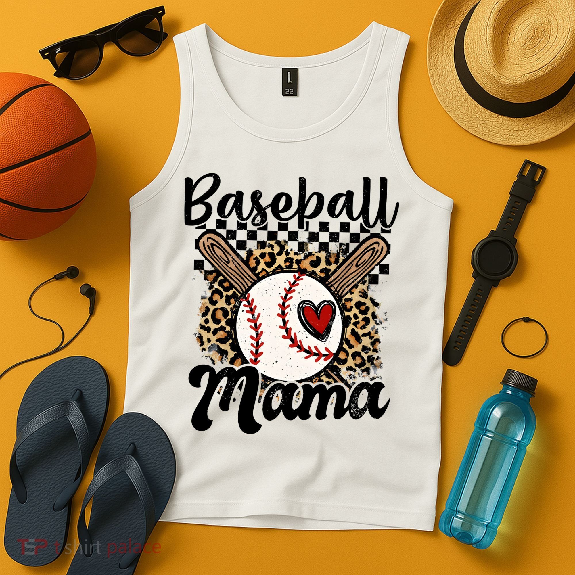 Baseball Mama Baseball Mom Family Funny Tank Top