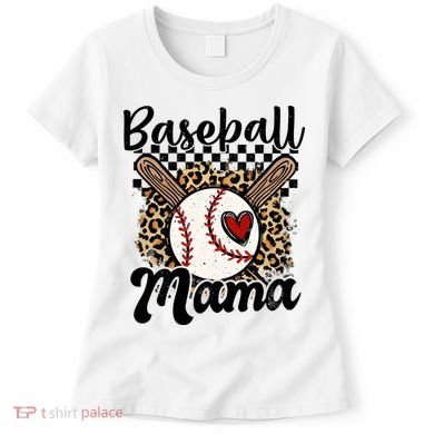 Baseball Mama Baseball Mom Family Funny Women's T-Shirt