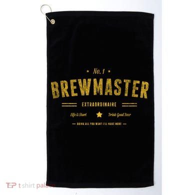 Brew Master Beer Brewing Homebrew Gift For Brewer Brewmaster Cool Gift Golf Towel