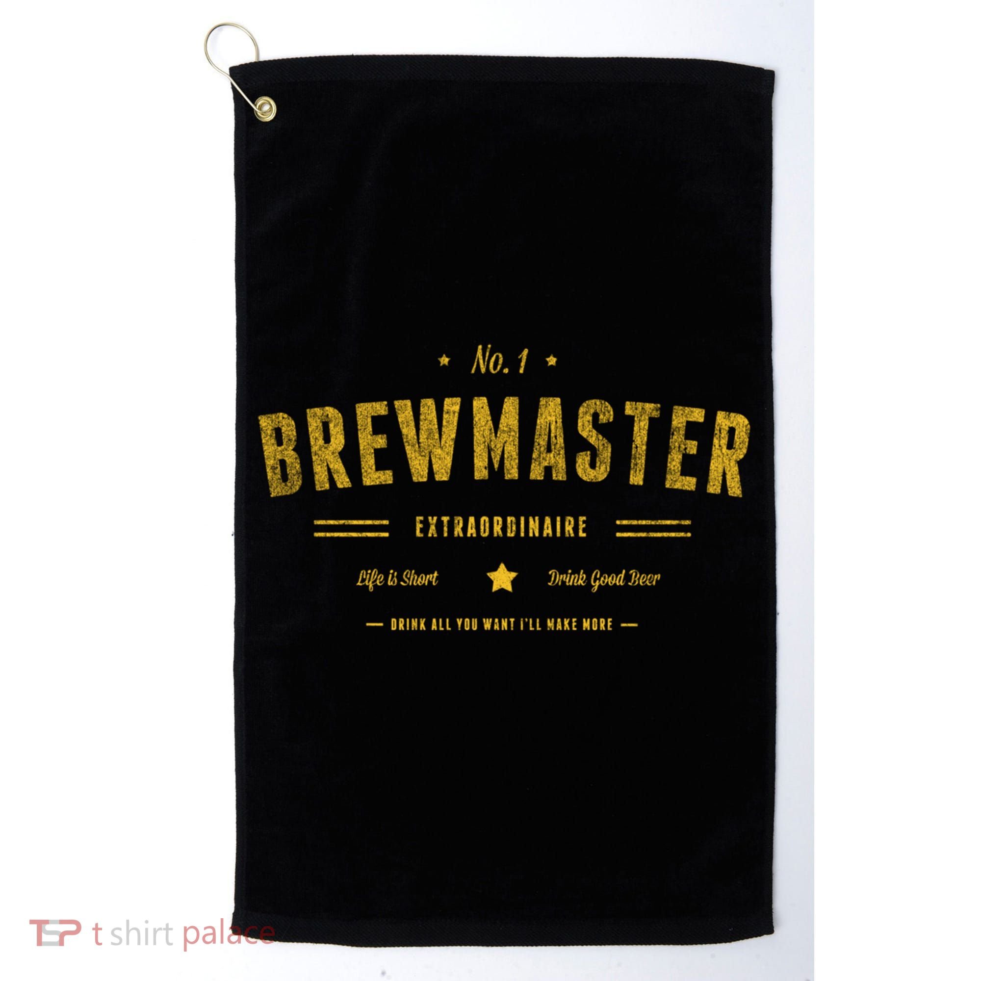 Brew Master Beer Brewing Homebrew Gift For Brewer Brewmaster Cool Gift Golf Towel