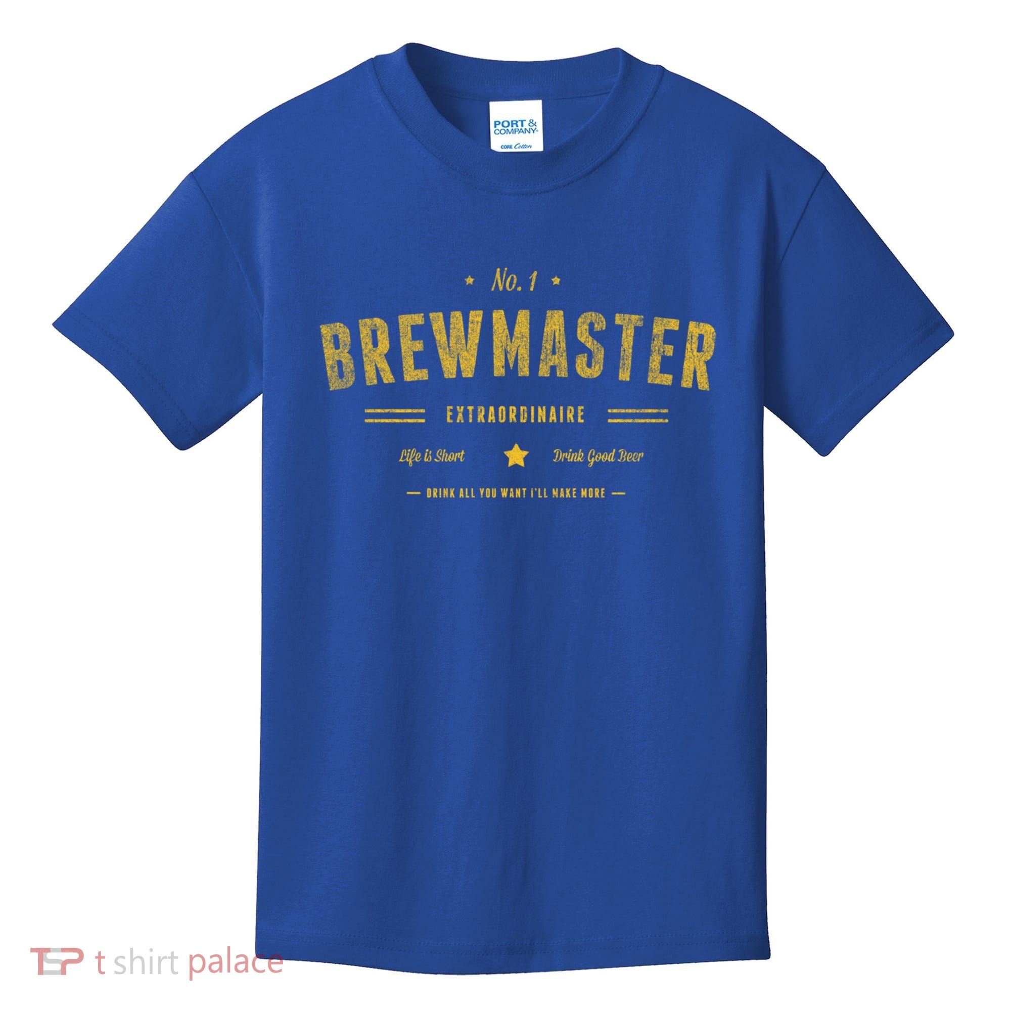 Brew Master Beer Brewing Homebrew Gift For Brewer Brewmaster Cool Gift Kids T-Shirt