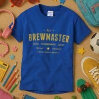 Brew Master Beer Brewing Homebrew Gift For Brewer Brewmaster Cool Gift Kids T-Shirt thumb 3