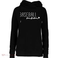 Baseball Mom Womens Funnel Neck Pullover Hood thumb 0