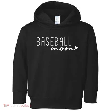 Baseball Mom Toddler Hoodie