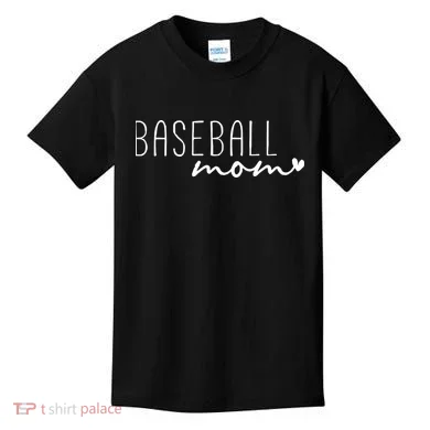 Baseball Mom Kids T-Shirt