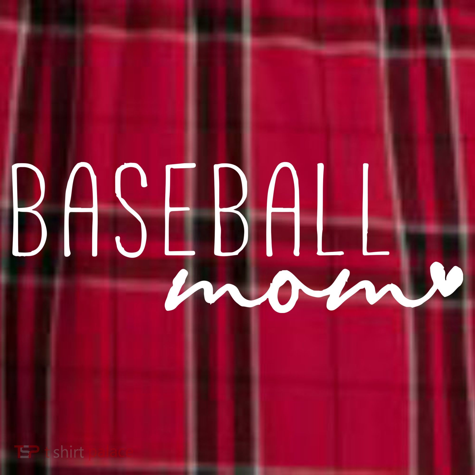 Baseball Mom Women's Flannel Plaid Pajama Pants