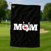 Bowling Mom Golf Towel thumb 1