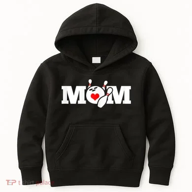 Bowling Mom Kids Hoodie