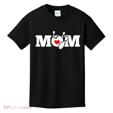 Bowling Mom Kids T-Shirt