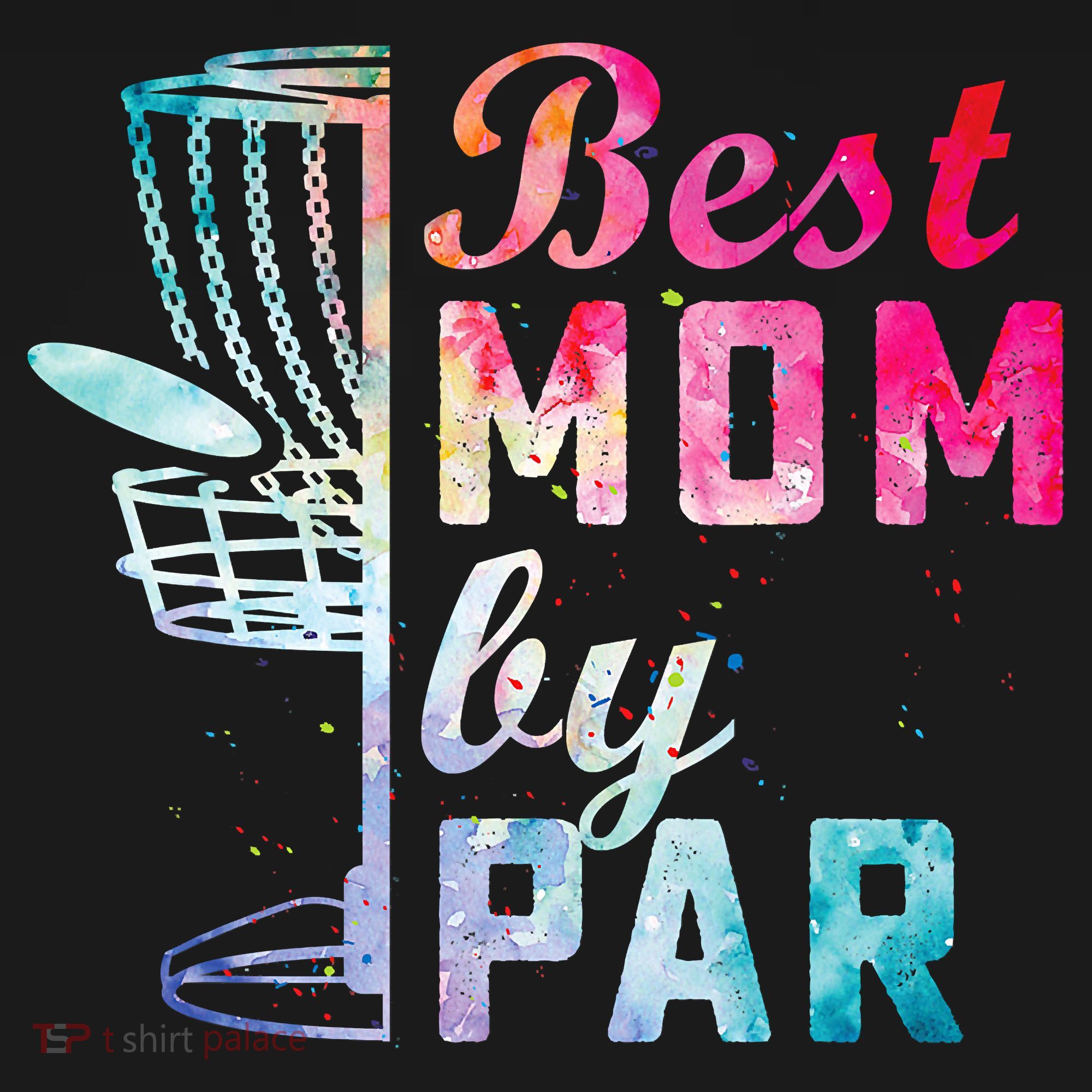 Best Mom By Par Disc Golf Frisbee Golfer Cool Long Sleeve Shirt