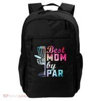 Best Mom By Par Disc Golf Frisbee Golfer Cool Backpack thumb 0
