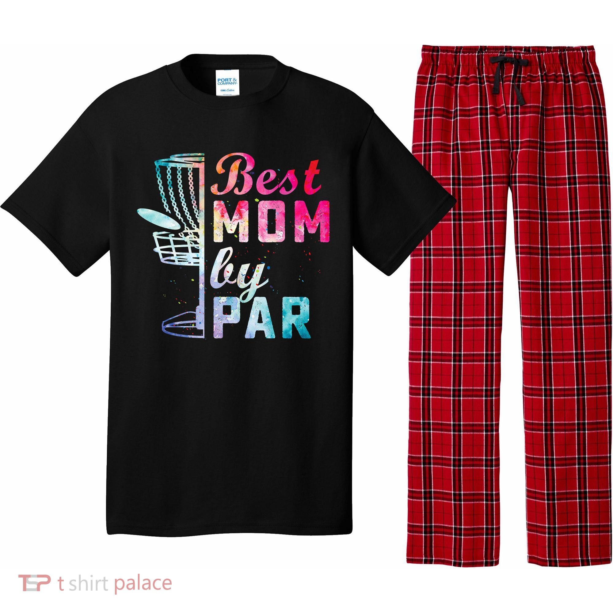 Best Mom By Par Disc Golf Frisbee Golfer Cool Pajama Set
